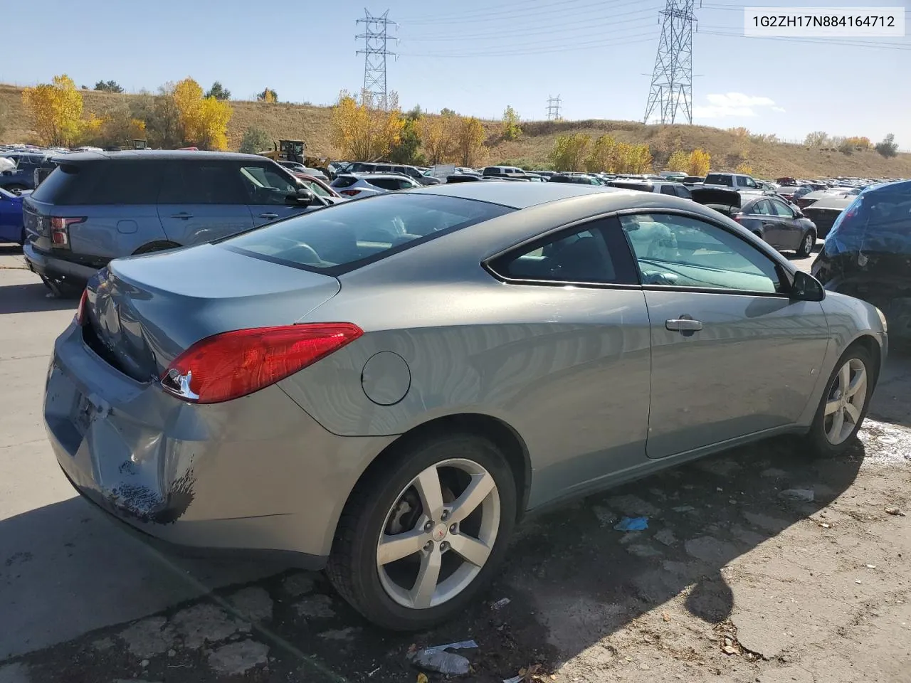 2008 Pontiac G6 Gt VIN: 1G2ZH17N884164712 Lot: 77143794