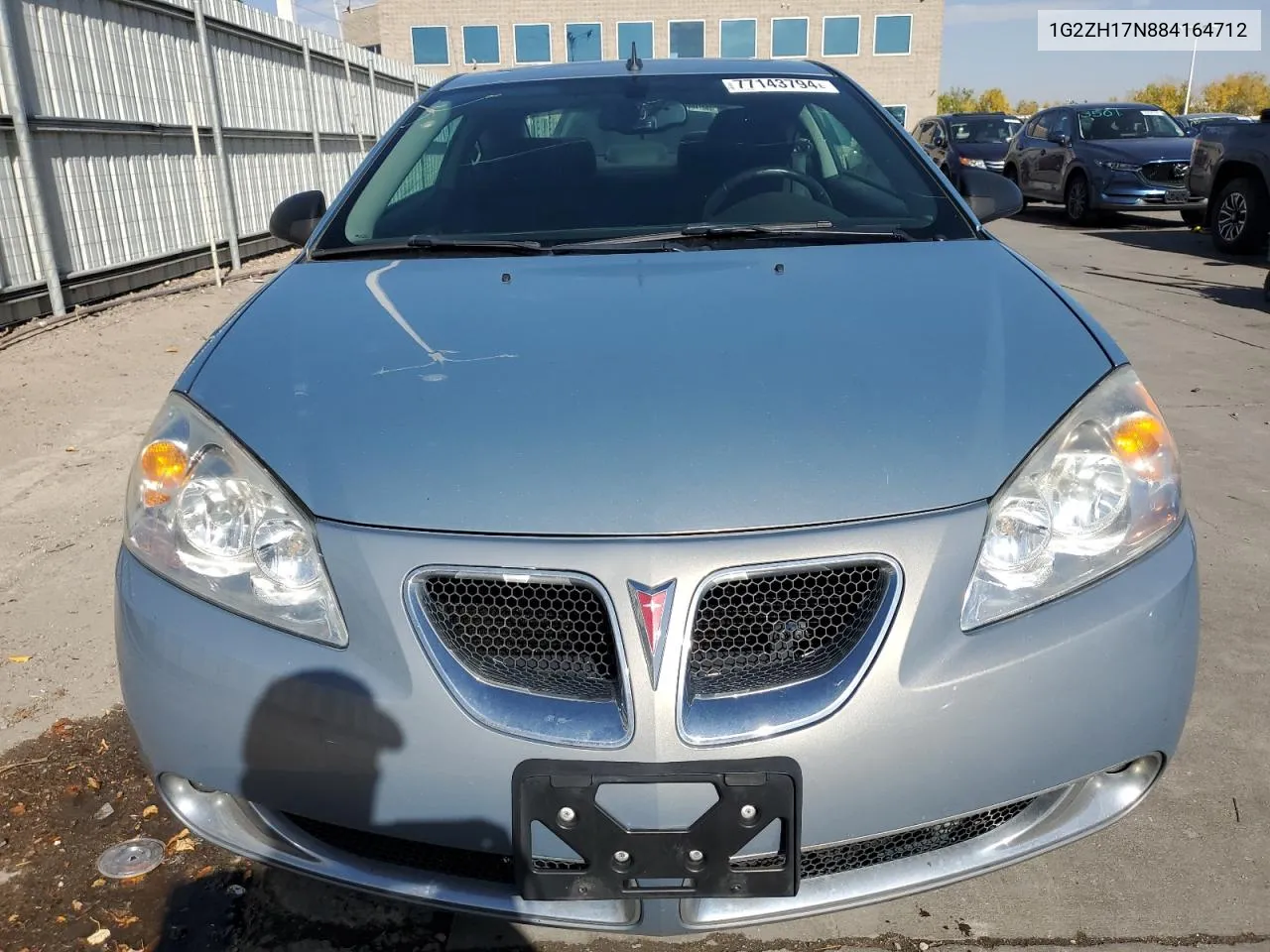 2008 Pontiac G6 Gt VIN: 1G2ZH17N884164712 Lot: 77143794