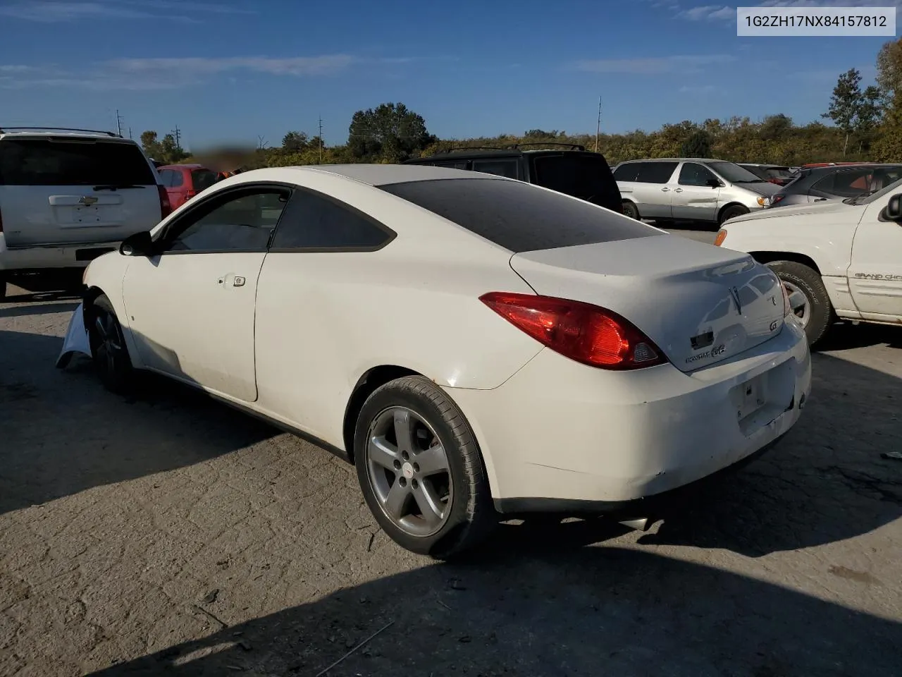 2008 Pontiac G6 Gt VIN: 1G2ZH17NX84157812 Lot: 77222474