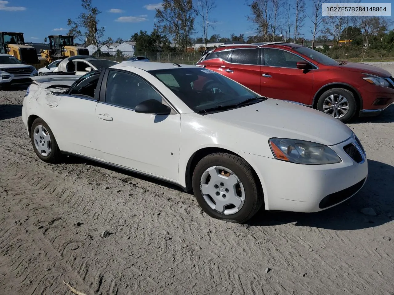 2008 Pontiac G6 Value Leader VIN: 1G2ZF57B284148864 Lot: 77402674