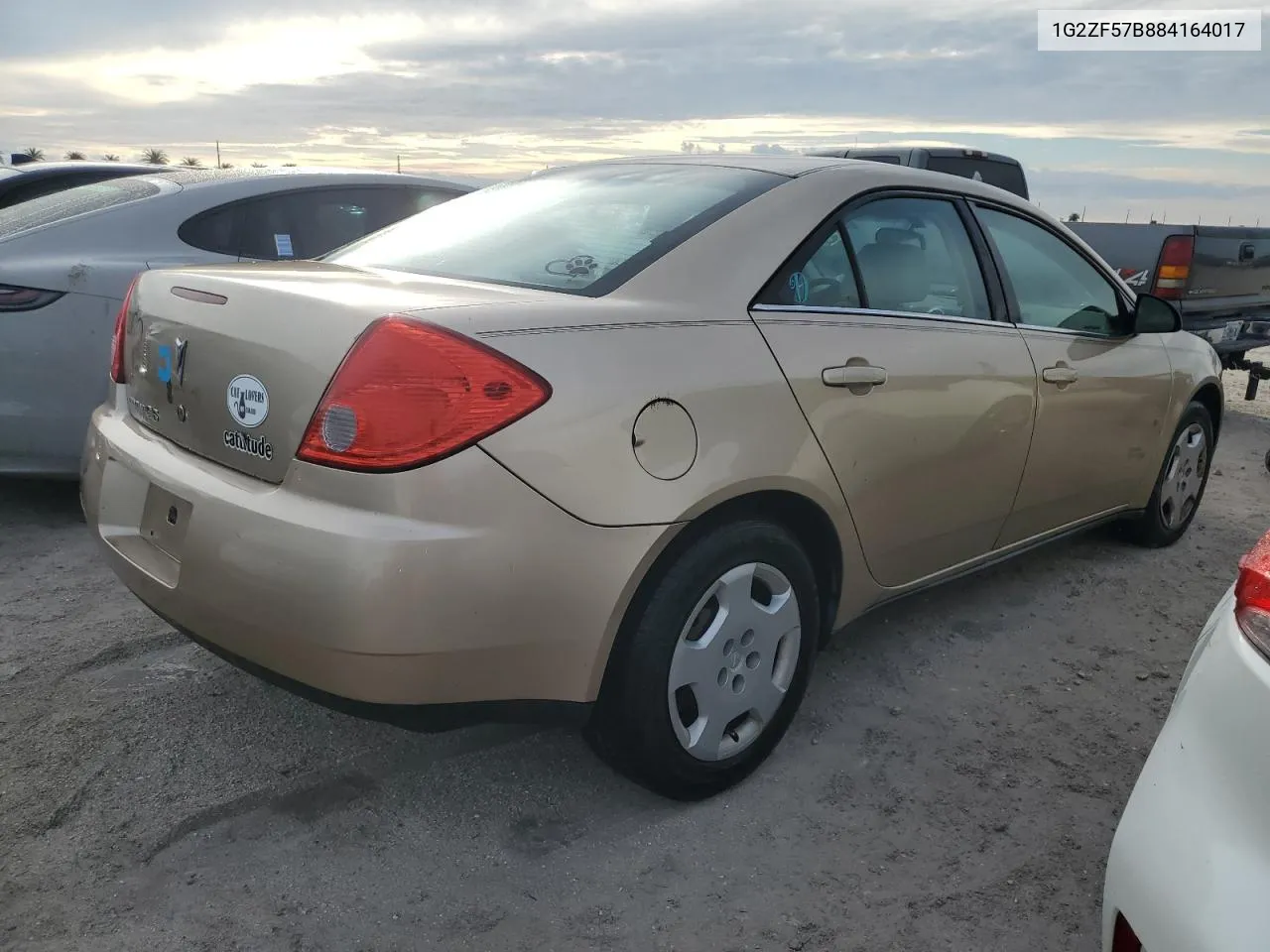 2008 Pontiac G6 Value Leader VIN: 1G2ZF57B884164017 Lot: 77489454