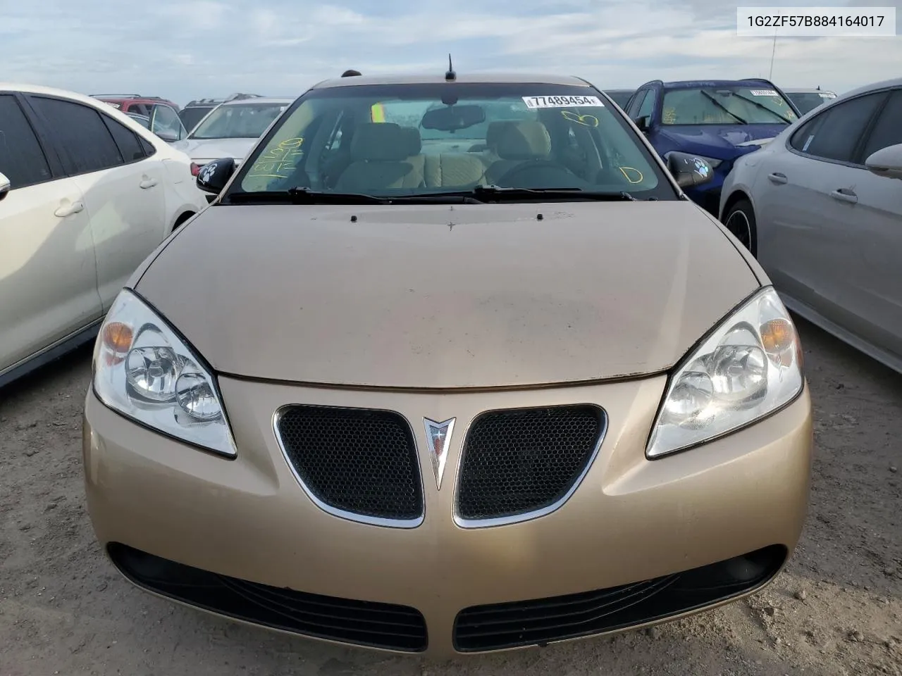 2008 Pontiac G6 Value Leader VIN: 1G2ZF57B884164017 Lot: 77489454