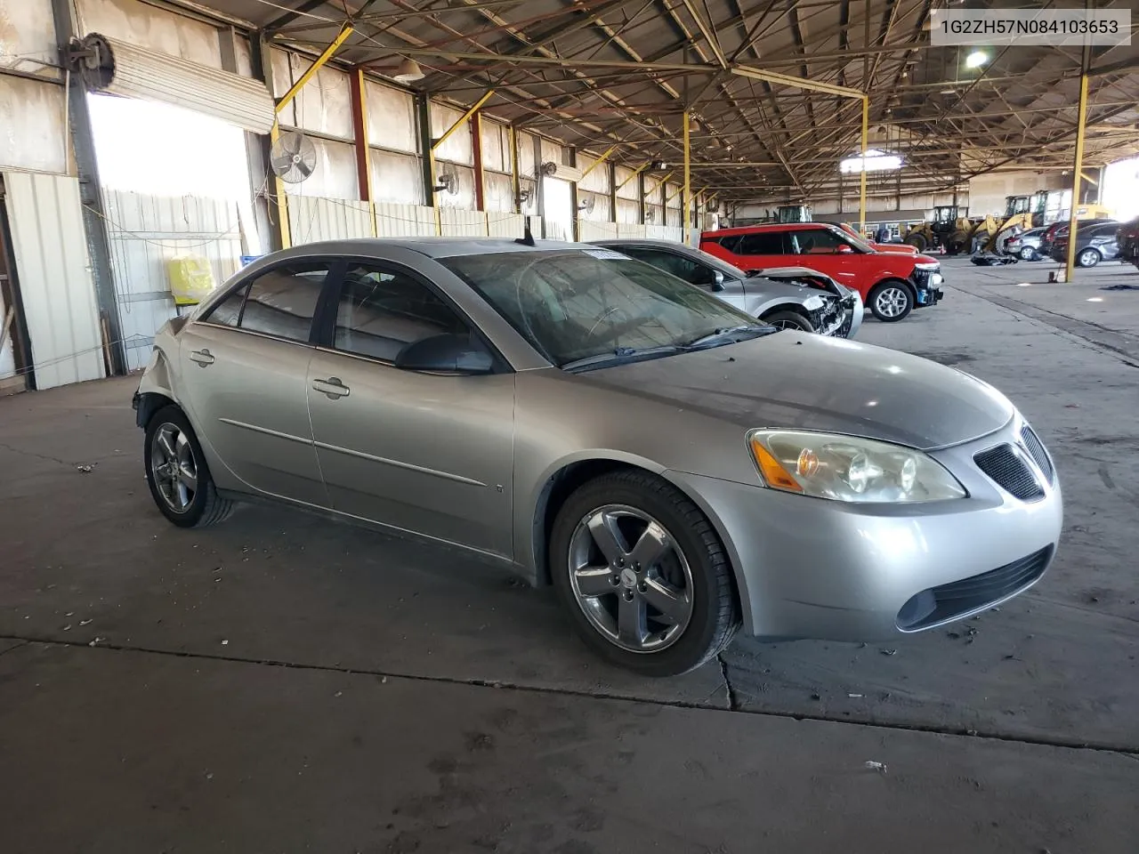 2008 Pontiac G6 Gt VIN: 1G2ZH57N084103653 Lot: 77612914