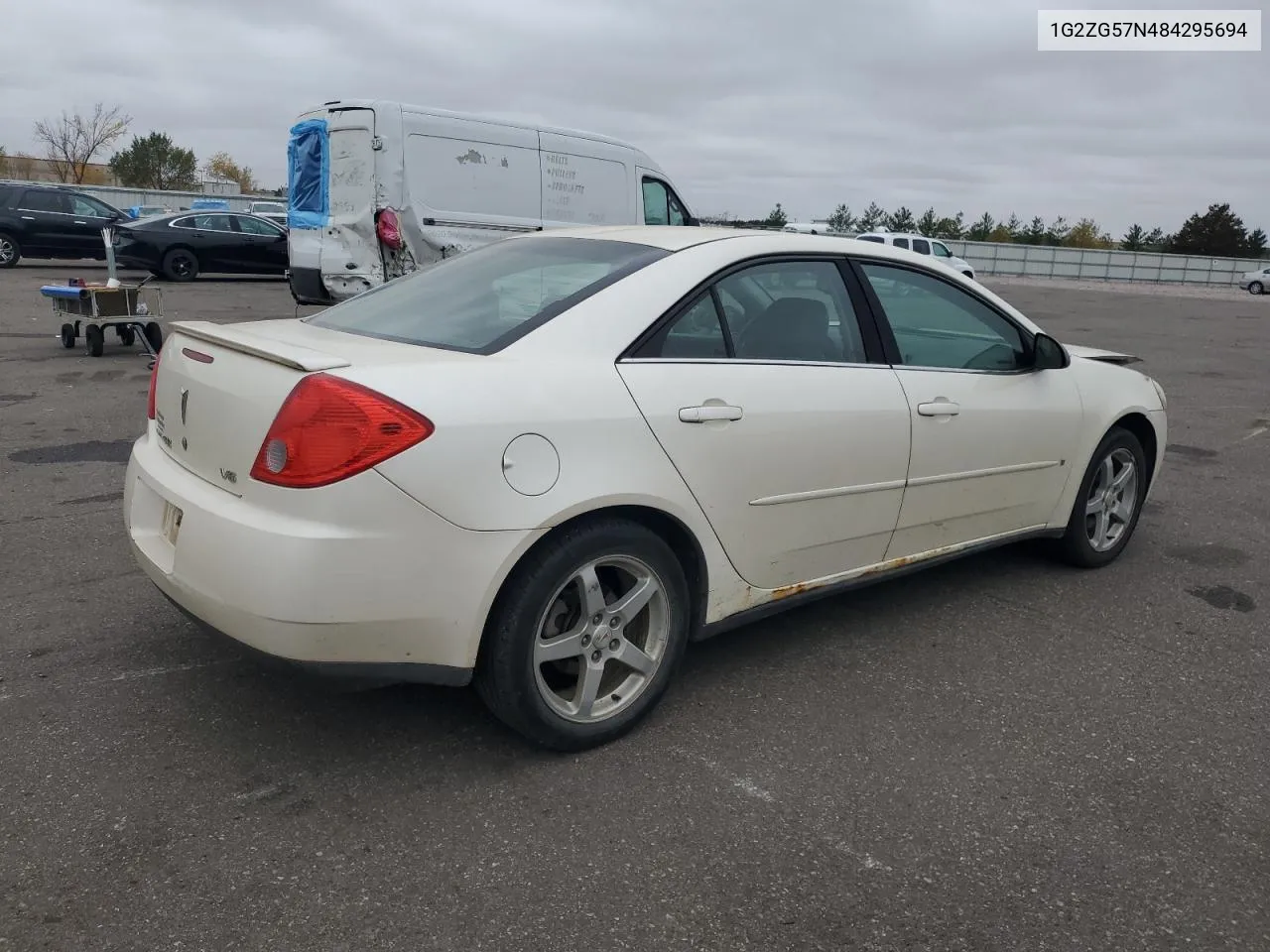 2008 Pontiac G6 Base VIN: 1G2ZG57N484295694 Lot: 77621364