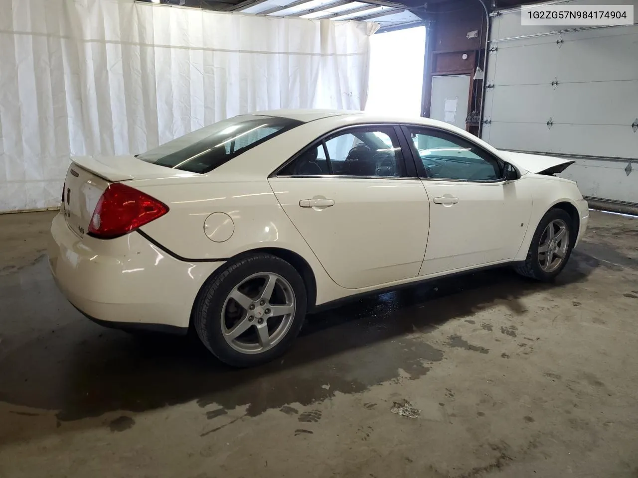 2008 Pontiac G6 Base VIN: 1G2ZG57N984174904 Lot: 78193334