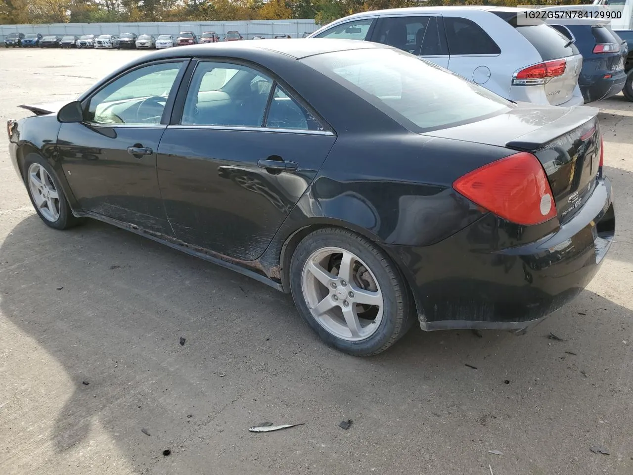 2008 Pontiac G6 Base VIN: 1G2ZG57N784129900 Lot: 78272494