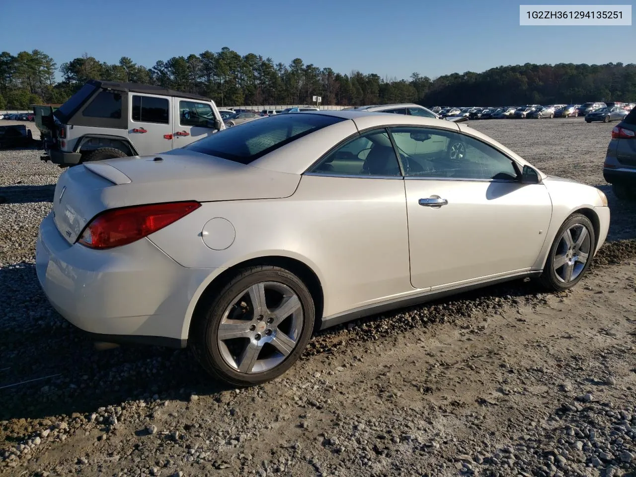 2009 Pontiac G6 Gt VIN: 1G2ZH361294135251 Lot: 42901694