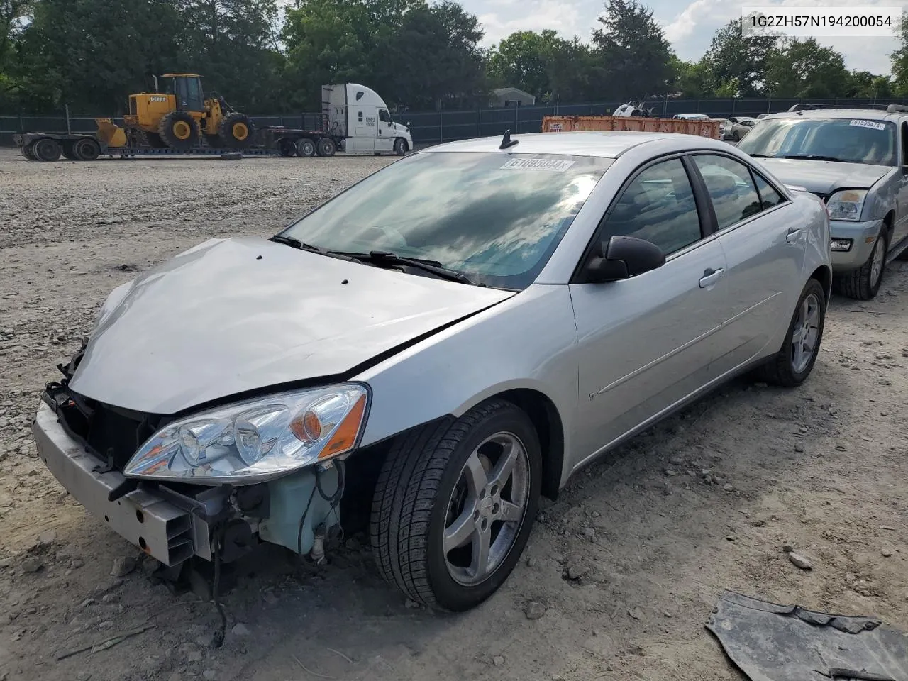 2009 Pontiac G6 Gt VIN: 1G2ZH57N194200054 Lot: 61095044