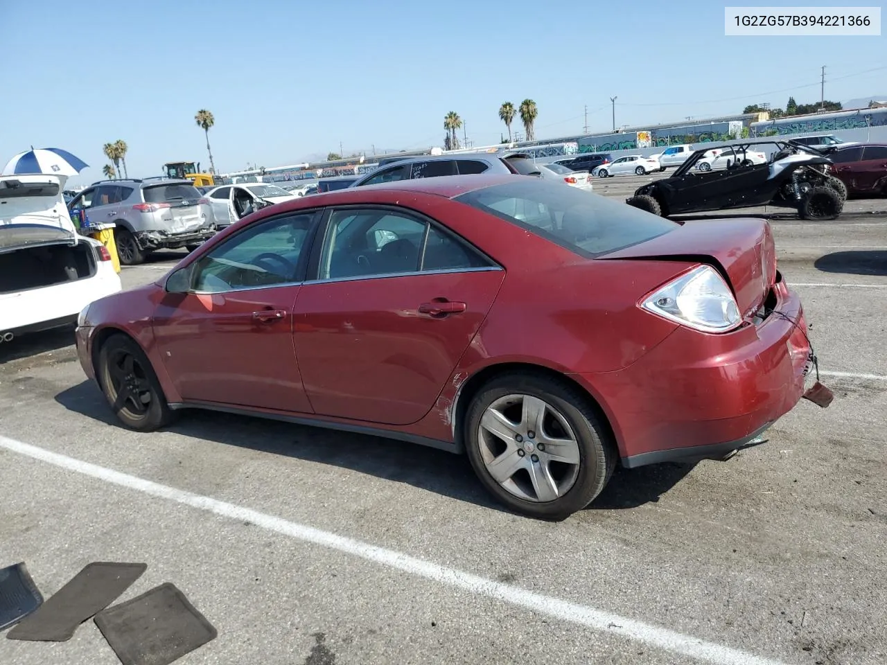 2009 Pontiac G6 VIN: 1G2ZG57B394221366 Lot: 64625474