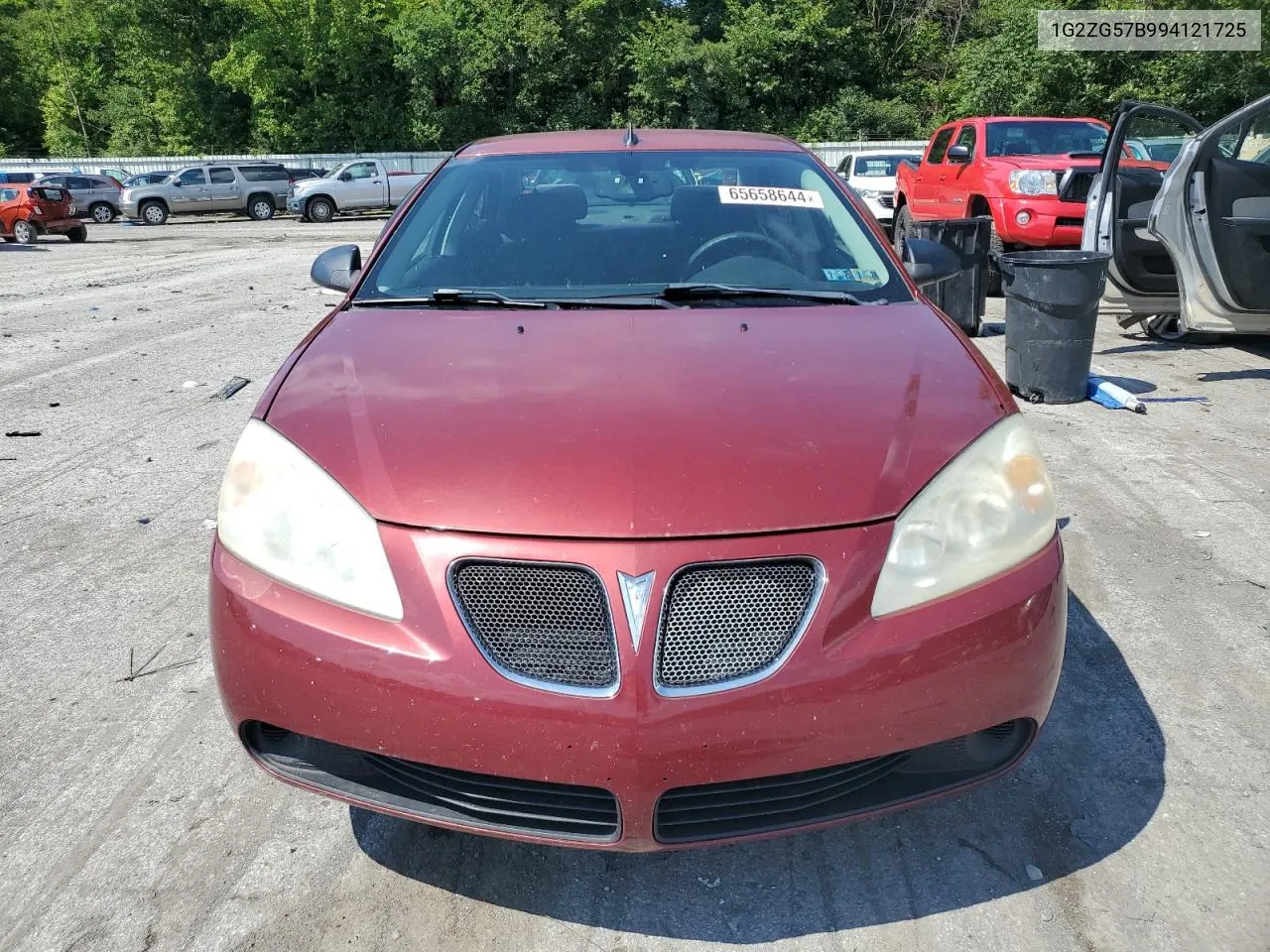 2009 Pontiac G6 VIN: 1G2ZG57B994121725 Lot: 65658644