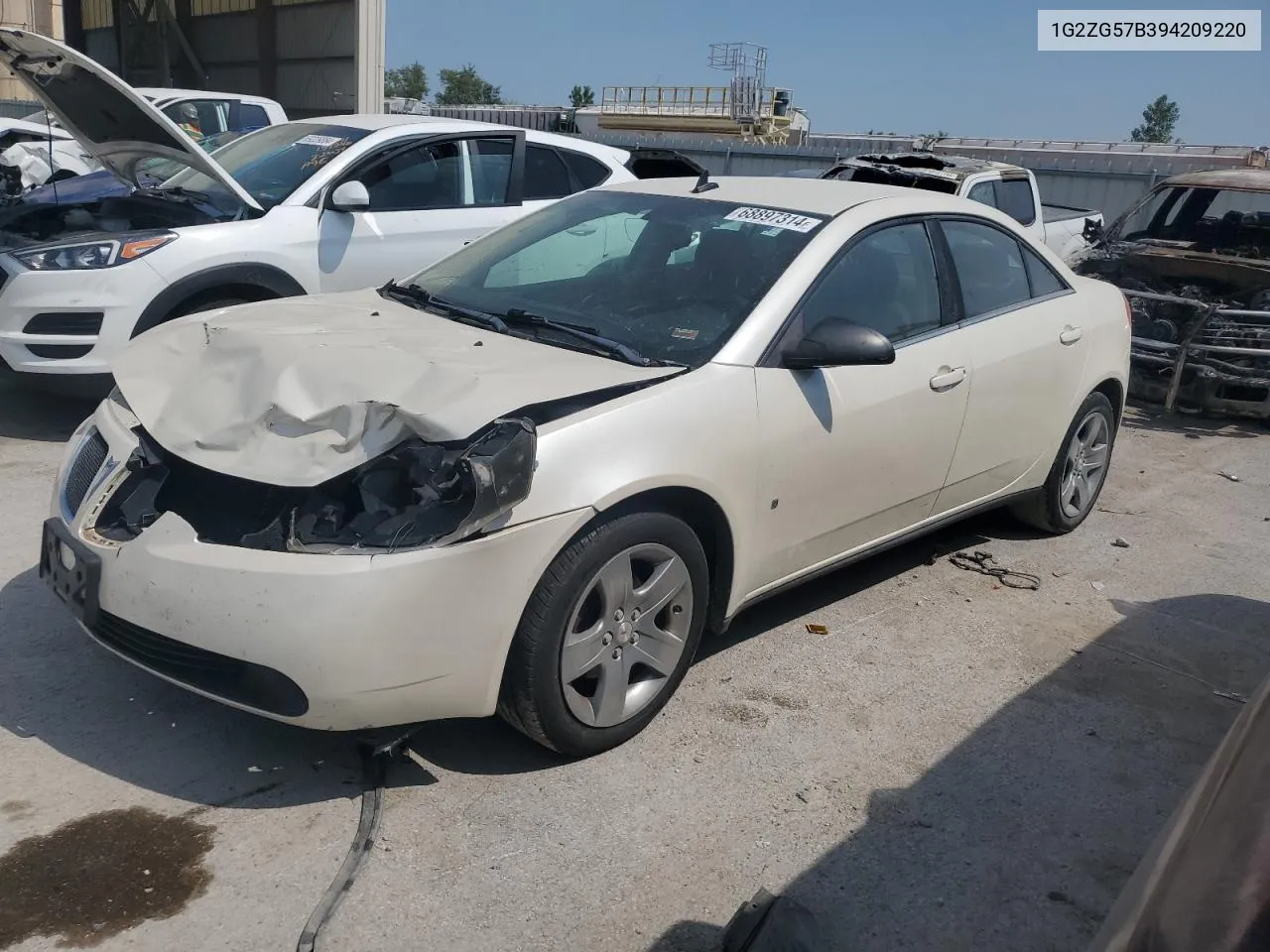 1G2ZG57B394209220 2009 Pontiac G6