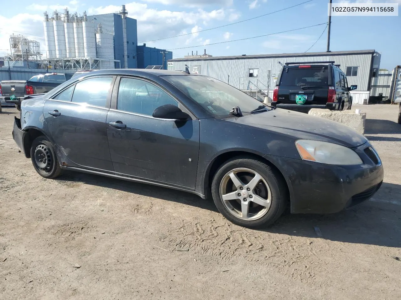 2009 Pontiac G6 VIN: 1G2ZG57N994115658 Lot: 69541804