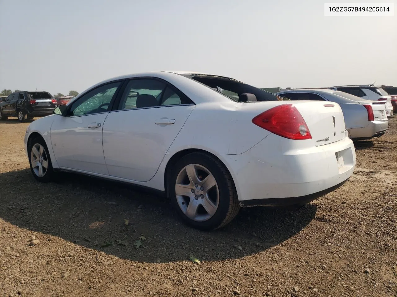 2009 Pontiac G6 VIN: 1G2ZG57B494205614 Lot: 69888684