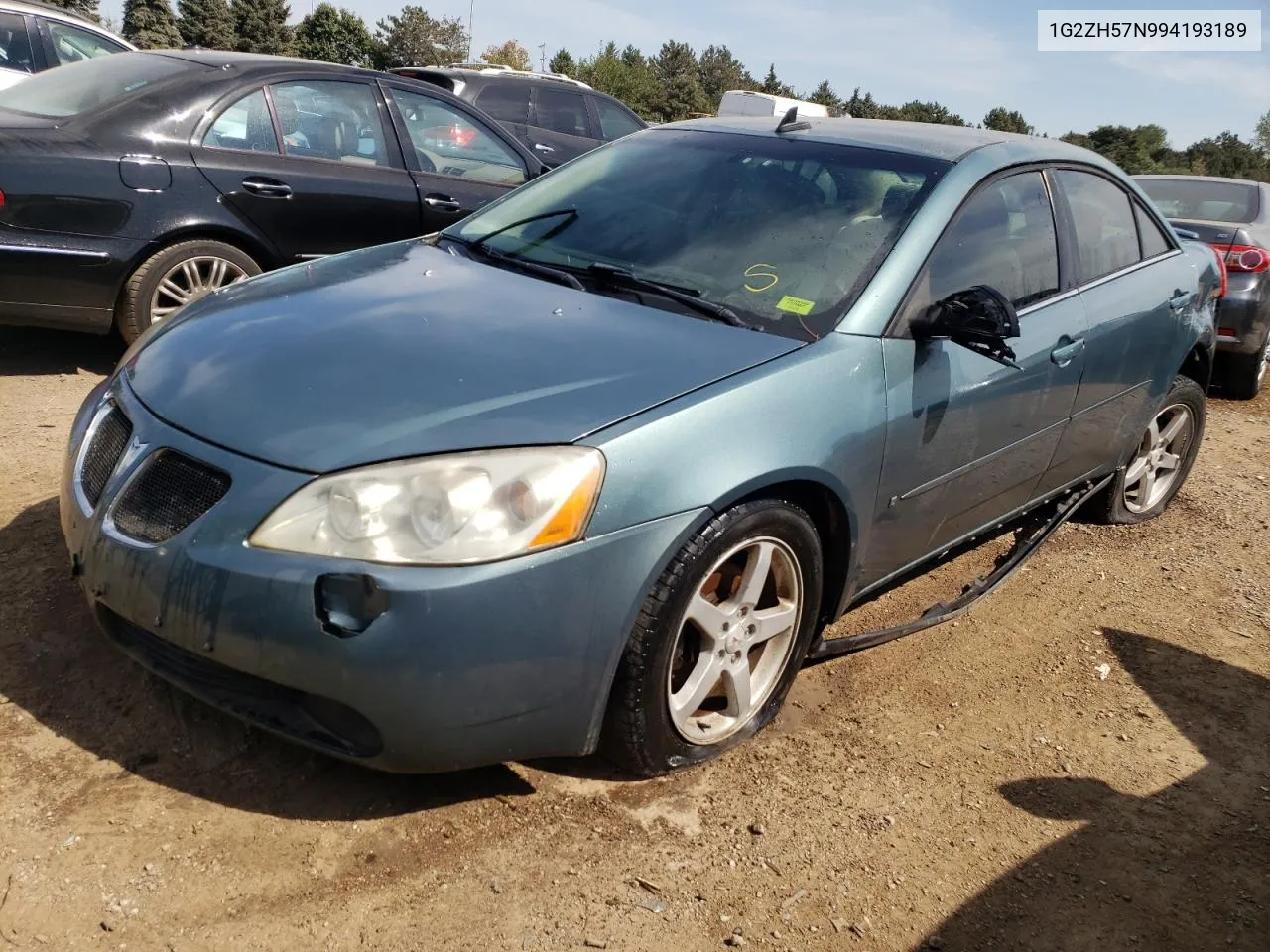 2009 Pontiac G6 Gt VIN: 1G2ZH57N994193189 Lot: 71496224