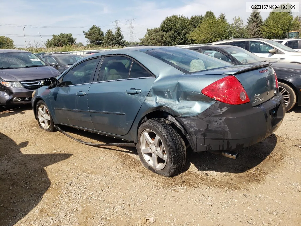 2009 Pontiac G6 Gt VIN: 1G2ZH57N994193189 Lot: 71496224