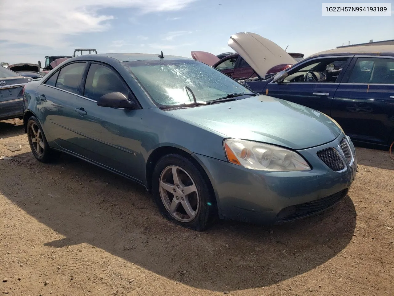 2009 Pontiac G6 Gt VIN: 1G2ZH57N994193189 Lot: 71496224