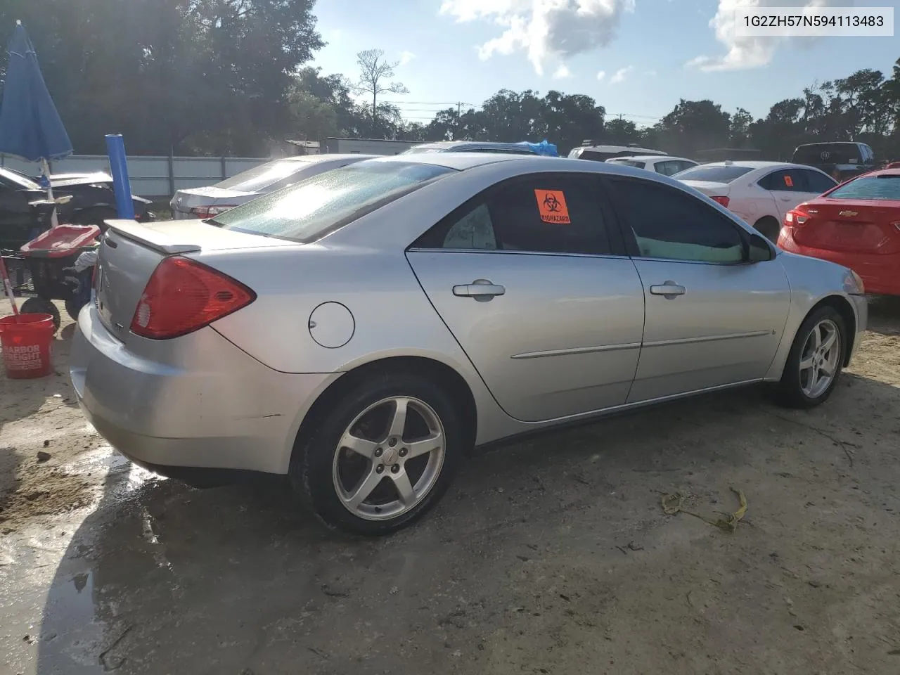 2009 Pontiac G6 Gt VIN: 1G2ZH57N594113483 Lot: 72197904