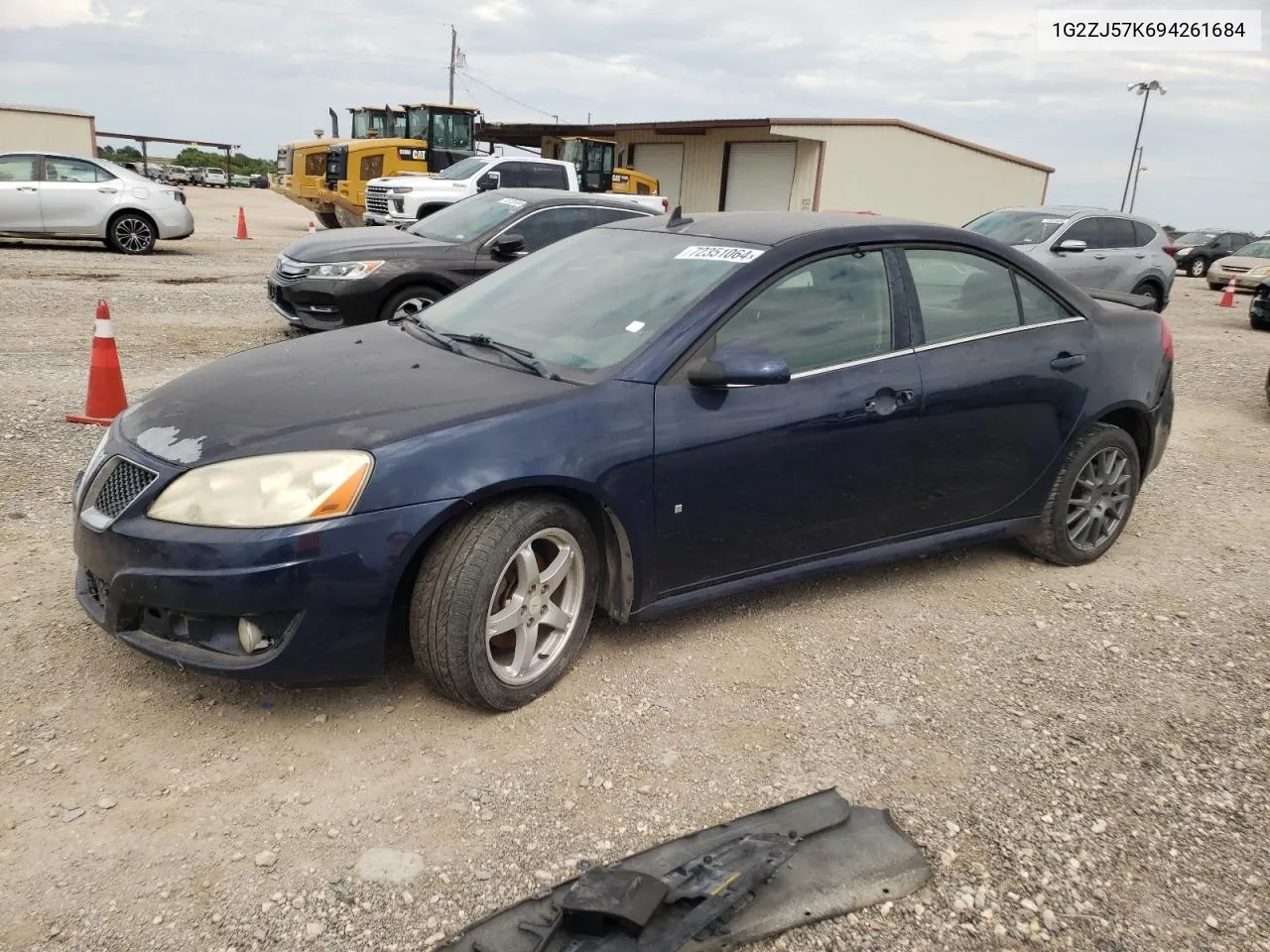 2009 Pontiac G6 VIN: 1G2ZJ57K694261684 Lot: 72351064