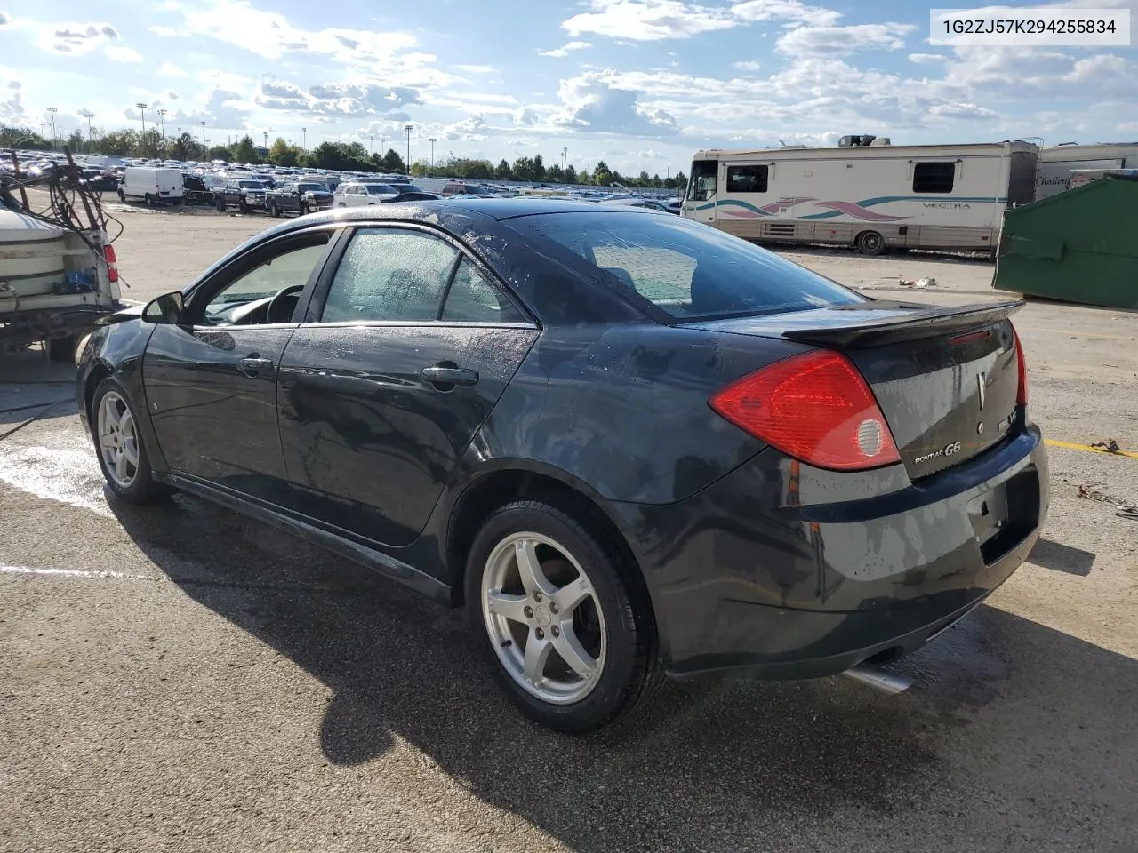 2009 Pontiac G6 VIN: 1G2ZJ57K294255834 Lot: 72700374