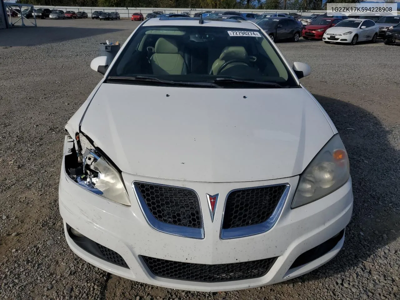 2009 Pontiac G6 Gt VIN: 1G2ZK17K594228908 Lot: 72798274