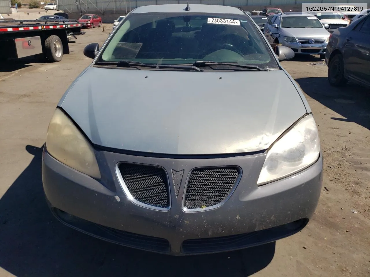 2009 Pontiac G6 VIN: 1G2ZG57N194127819 Lot: 73033144