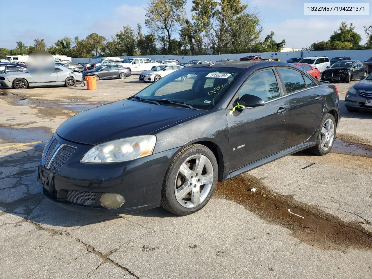 2009 Pontiac G6 Gxp VIN: 1G2ZM577194221371 Lot: 73138094