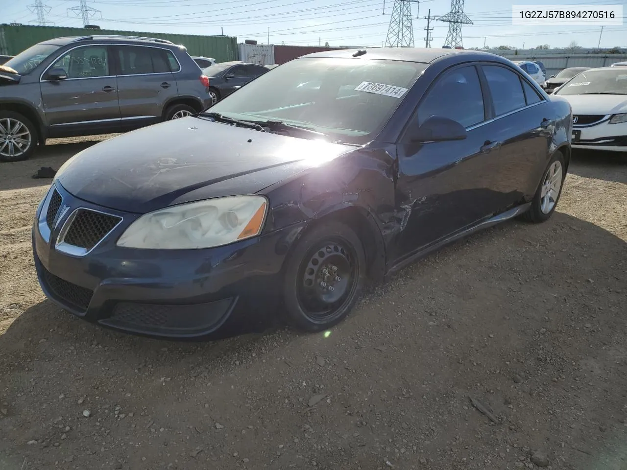 2009 Pontiac G6 VIN: 1G2ZJ57B894270516 Lot: 73697414