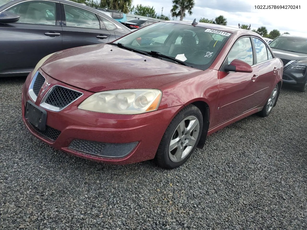 2009 Pontiac G6 VIN: 1G2ZJ57B694270241 Lot: 74239114