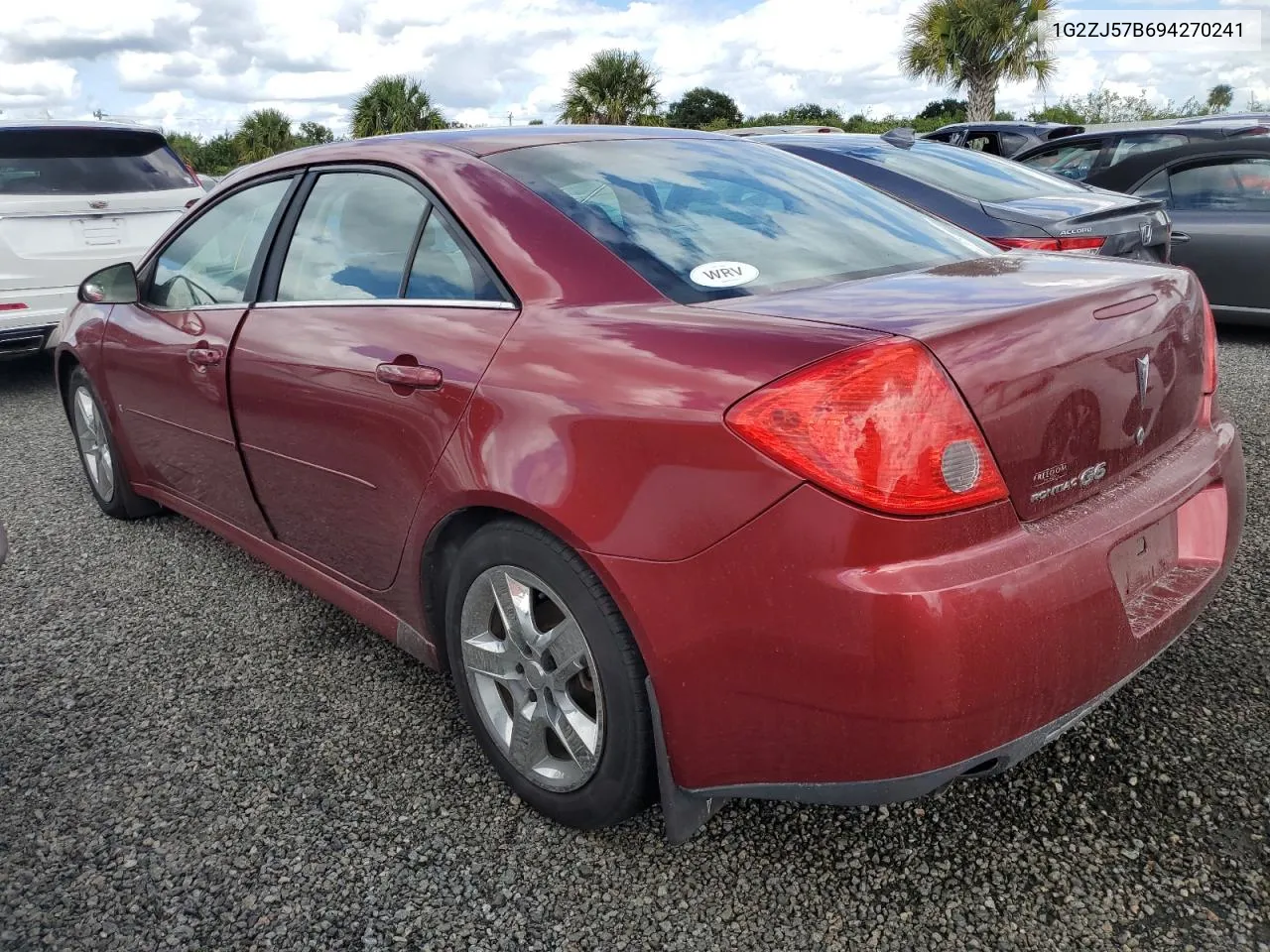 2009 Pontiac G6 VIN: 1G2ZJ57B694270241 Lot: 74239114