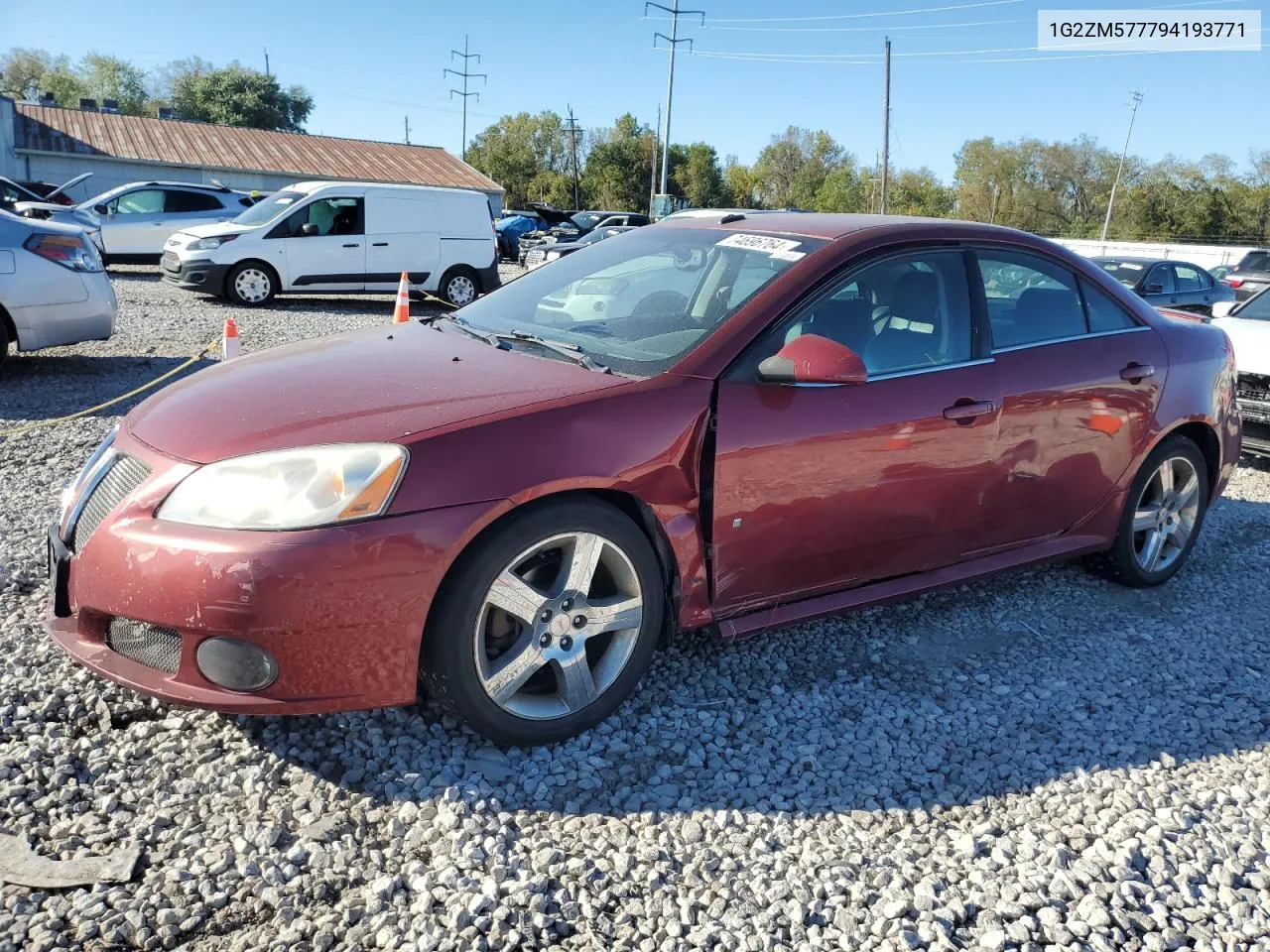 2009 Pontiac G6 Gxp VIN: 1G2ZM577794193771 Lot: 74696764