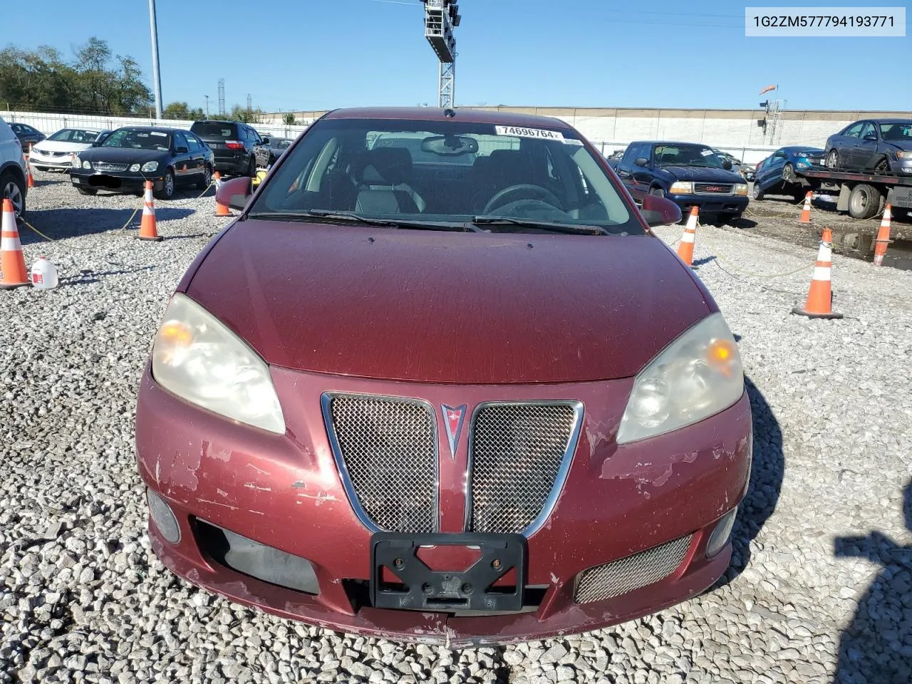 2009 Pontiac G6 Gxp VIN: 1G2ZM577794193771 Lot: 74696764