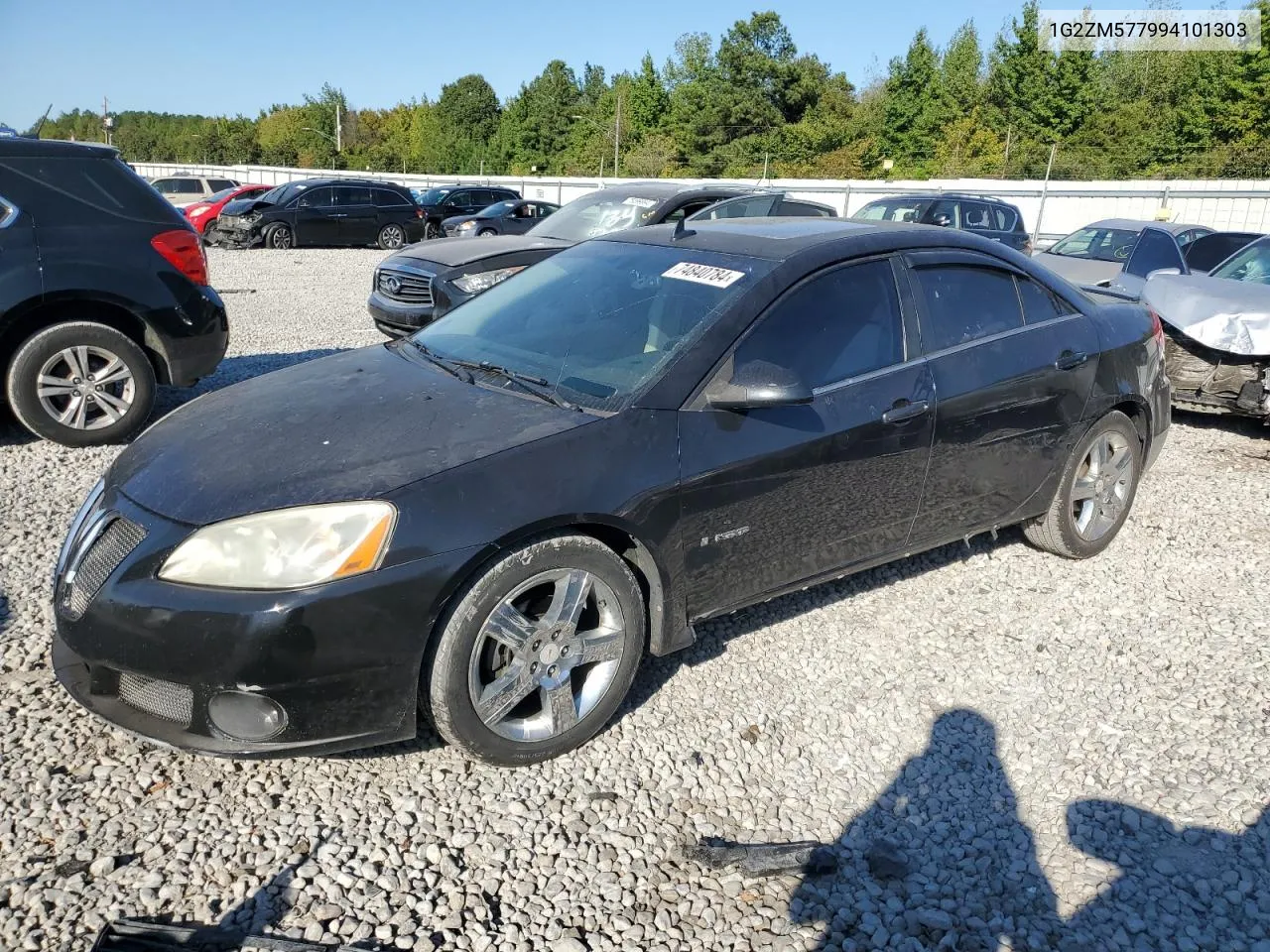 2009 Pontiac G6 Gxp VIN: 1G2ZM577994101303 Lot: 74840784