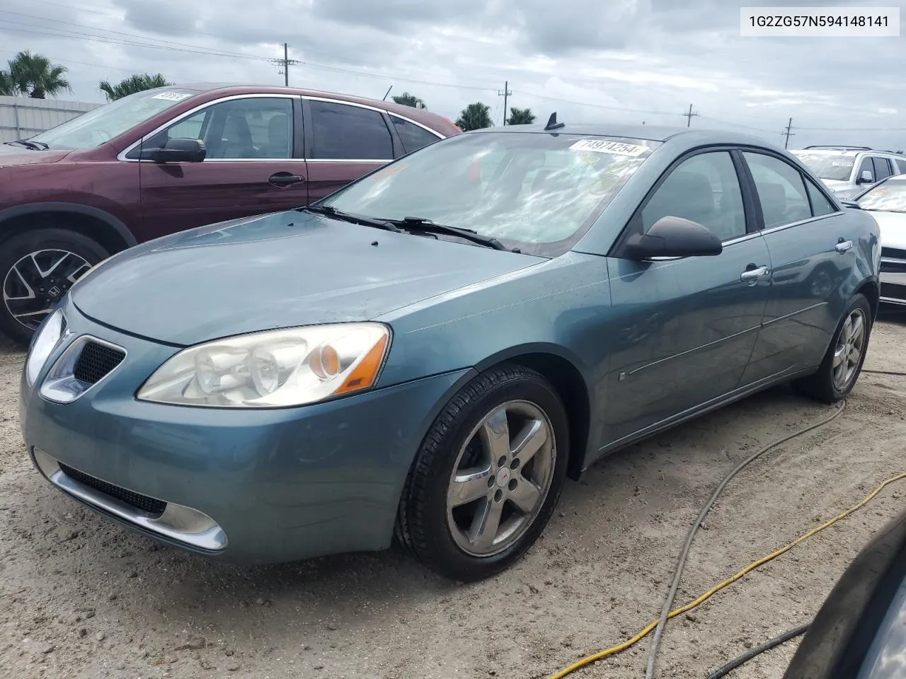 2009 Pontiac G6 VIN: 1G2ZG57N594148141 Lot: 74974254