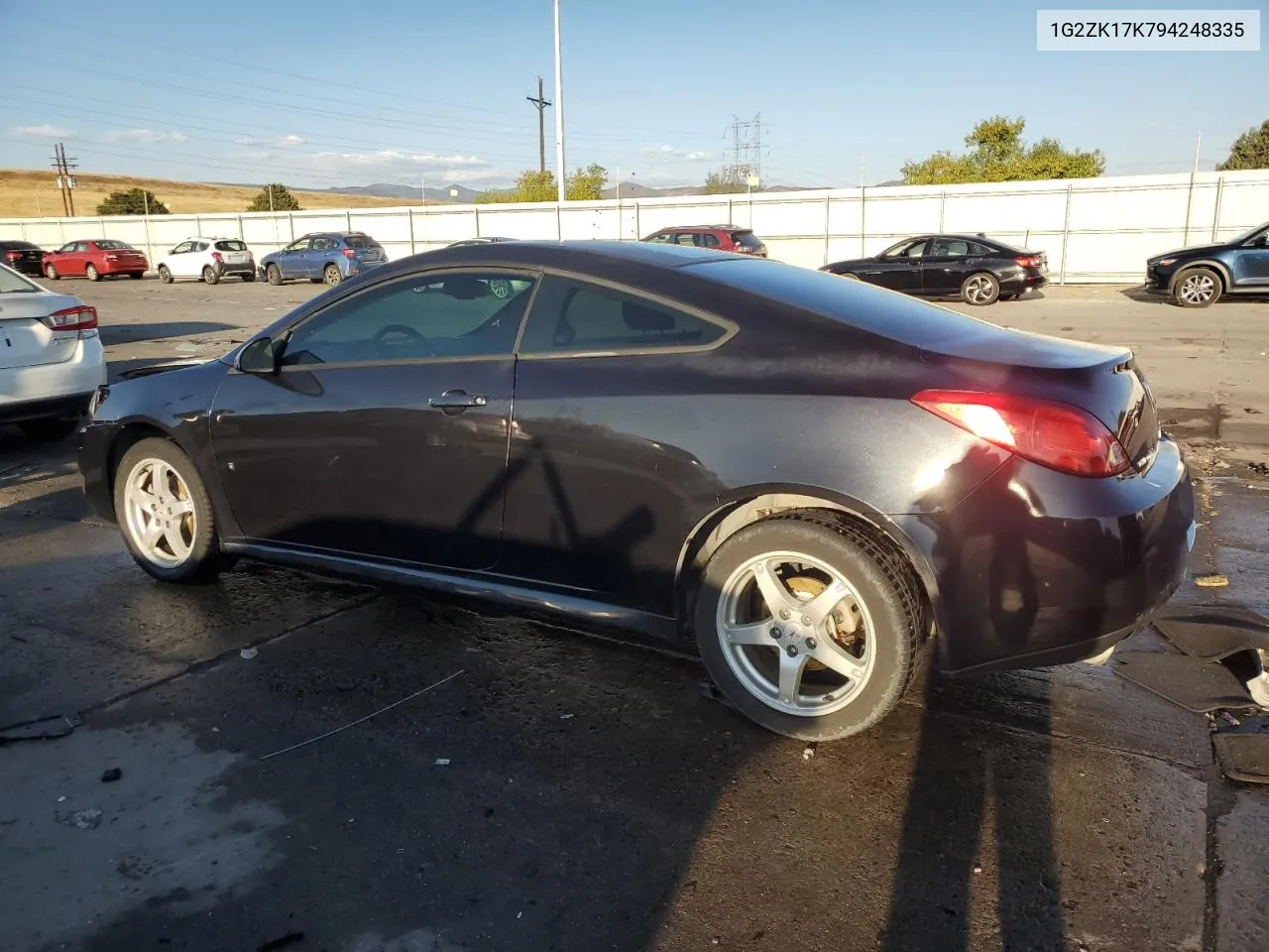 2009 Pontiac G6 Gt VIN: 1G2ZK17K794248335 Lot: 75366984