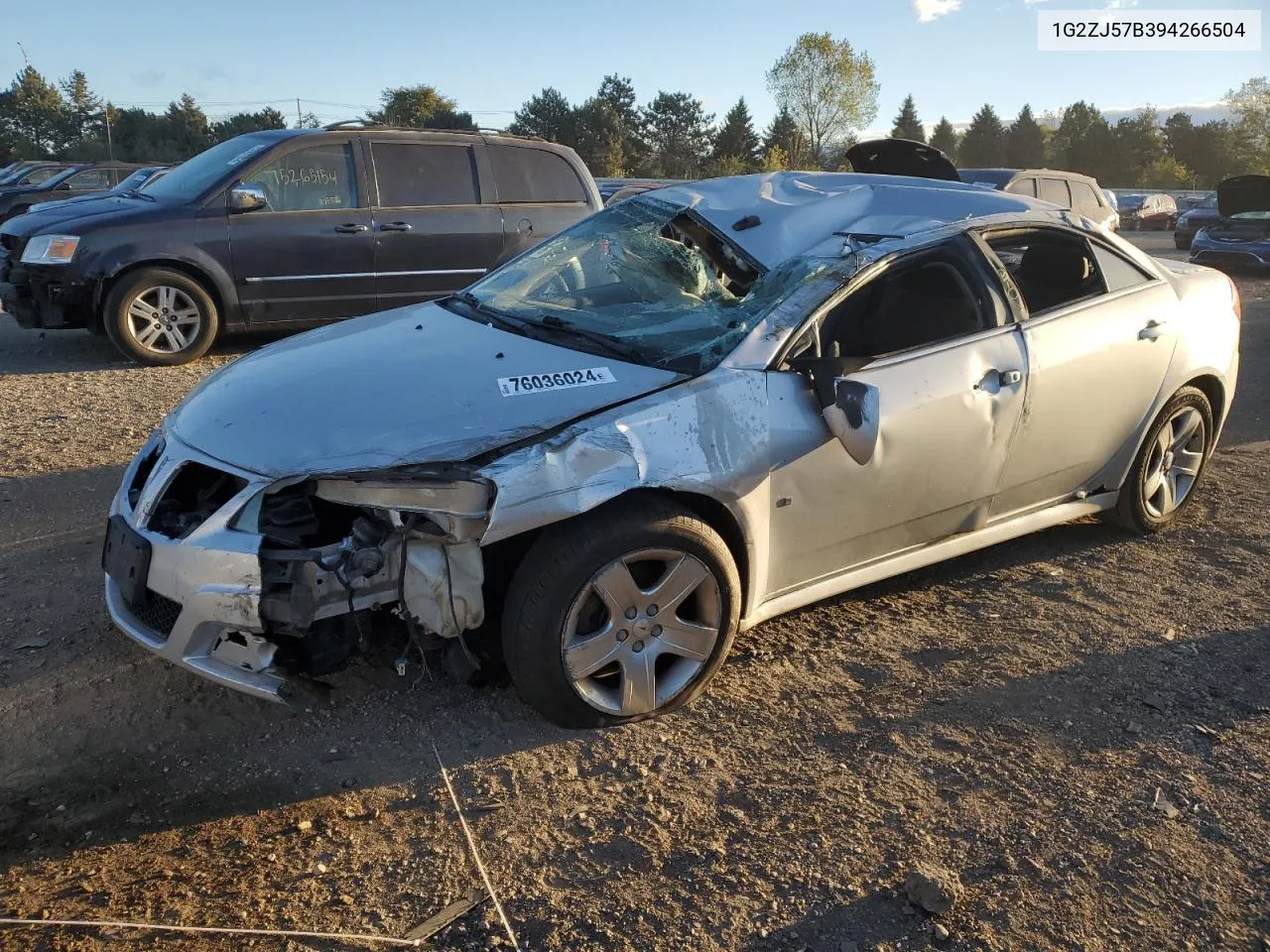 2009 Pontiac G6 VIN: 1G2ZJ57B394266504 Lot: 76036024