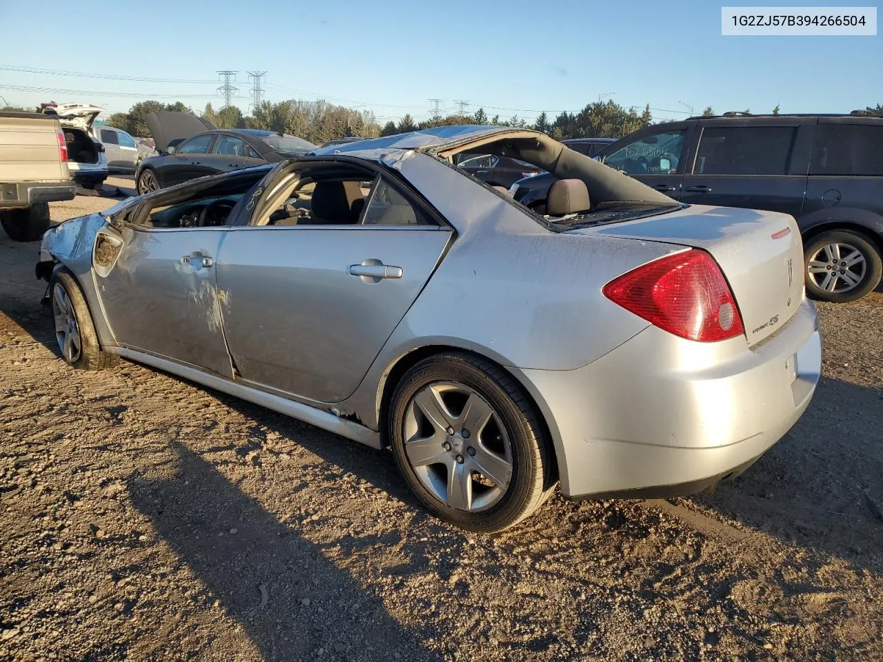 2009 Pontiac G6 VIN: 1G2ZJ57B394266504 Lot: 76036024