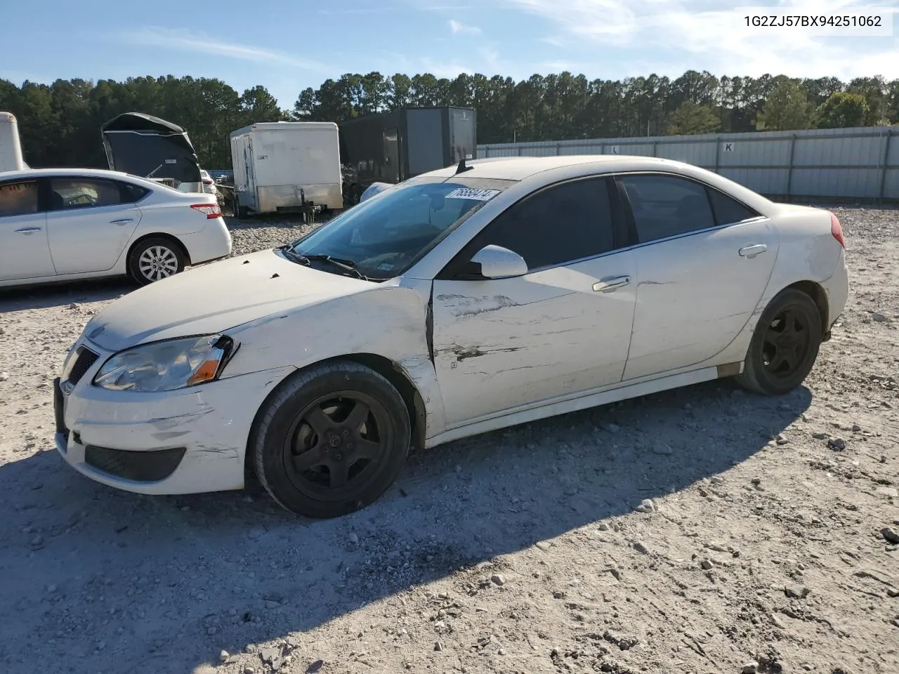 2009 Pontiac G6 VIN: 1G2ZJ57BX94251062 Lot: 76550474