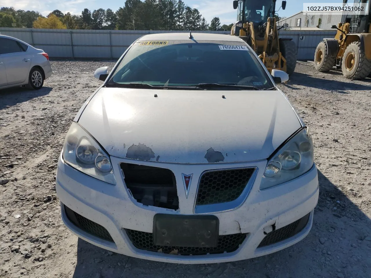 2009 Pontiac G6 VIN: 1G2ZJ57BX94251062 Lot: 76550474