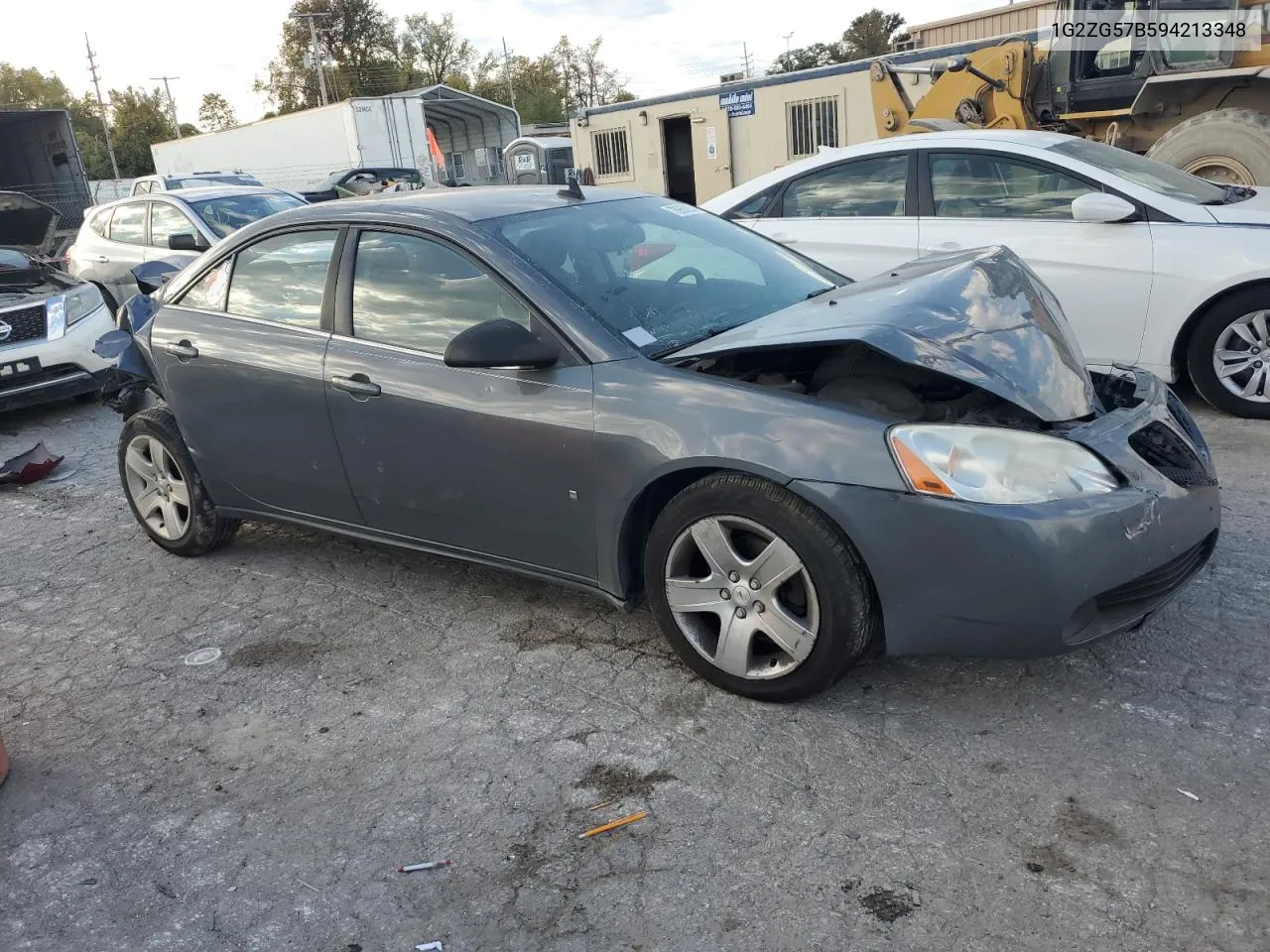 2009 Pontiac G6 VIN: 1G2ZG57B594213348 Lot: 76968904