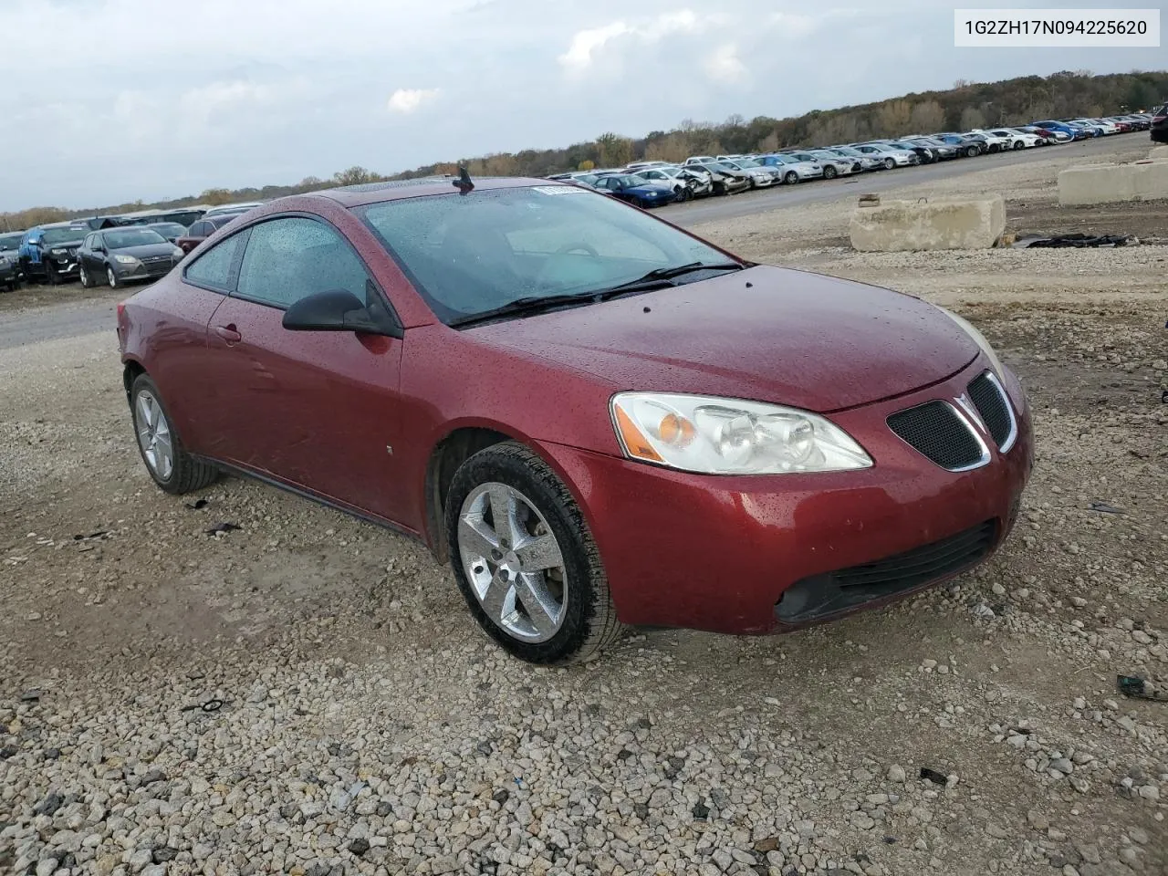 2009 Pontiac G6 Gt VIN: 1G2ZH17N094225620 Lot: 77117014