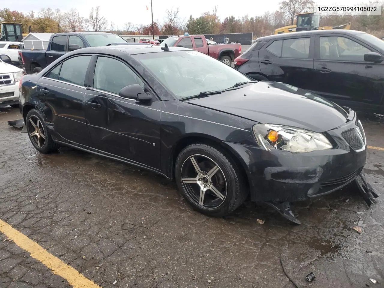 2009 Pontiac G6 VIN: 1G2ZG57B994105072 Lot: 77804984