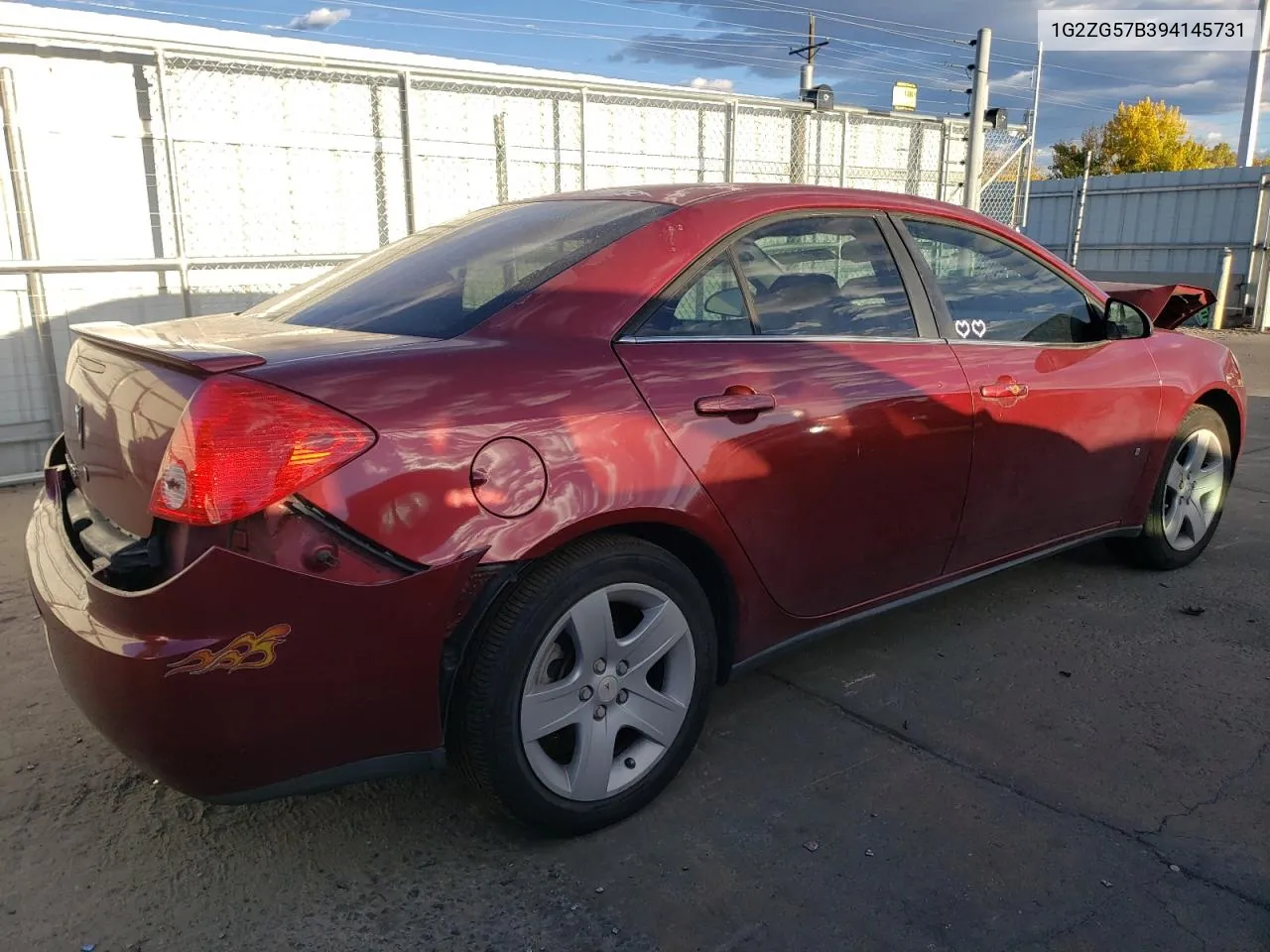 2009 Pontiac G6 VIN: 1G2ZG57B394145731 Lot: 77811534