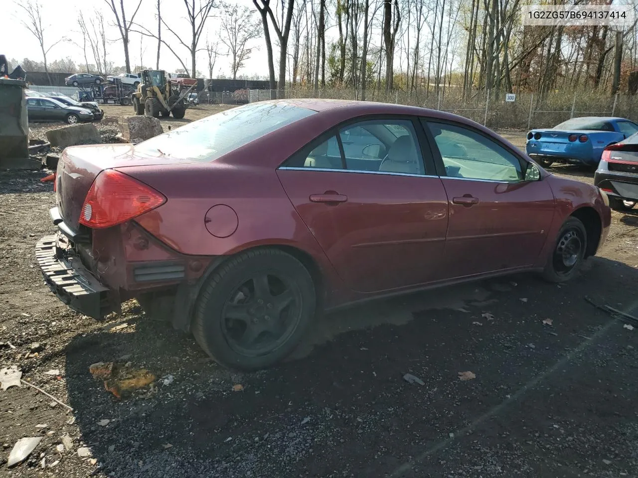 2009 Pontiac G6 VIN: 1G2ZG57B694137414 Lot: 77973104