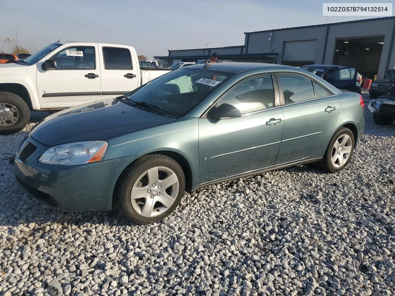 2009 Pontiac G6 VIN: 1G2ZG57B794132514 Lot: 78158874