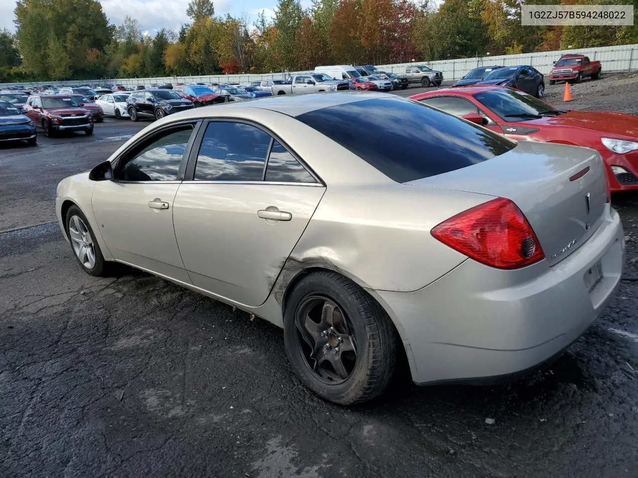 2009 Pontiac G6 VIN: 1G2ZJ57B594248022 Lot: 78438334