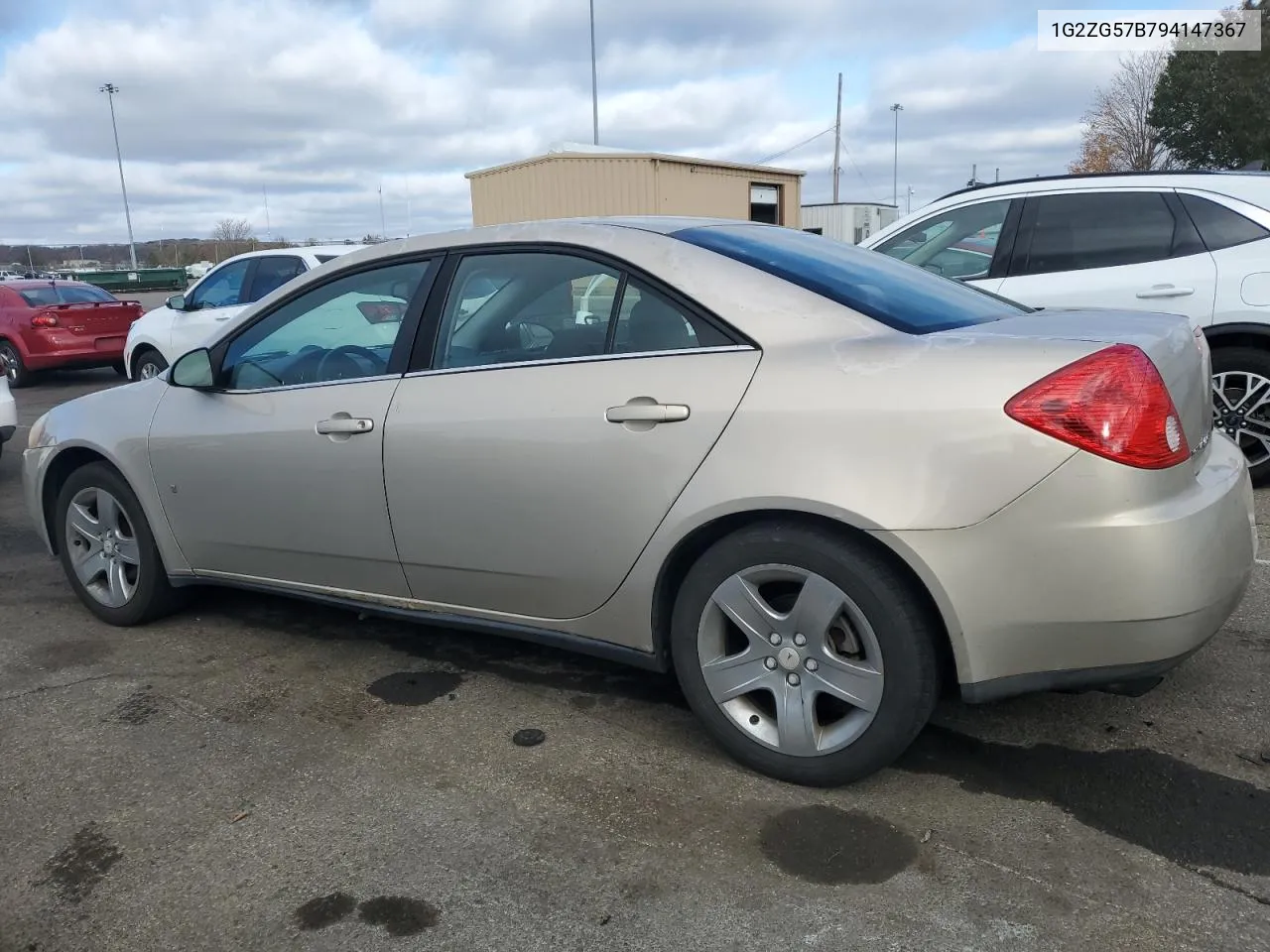 2009 Pontiac G6 VIN: 1G2ZG57B794147367 Lot: 78903204