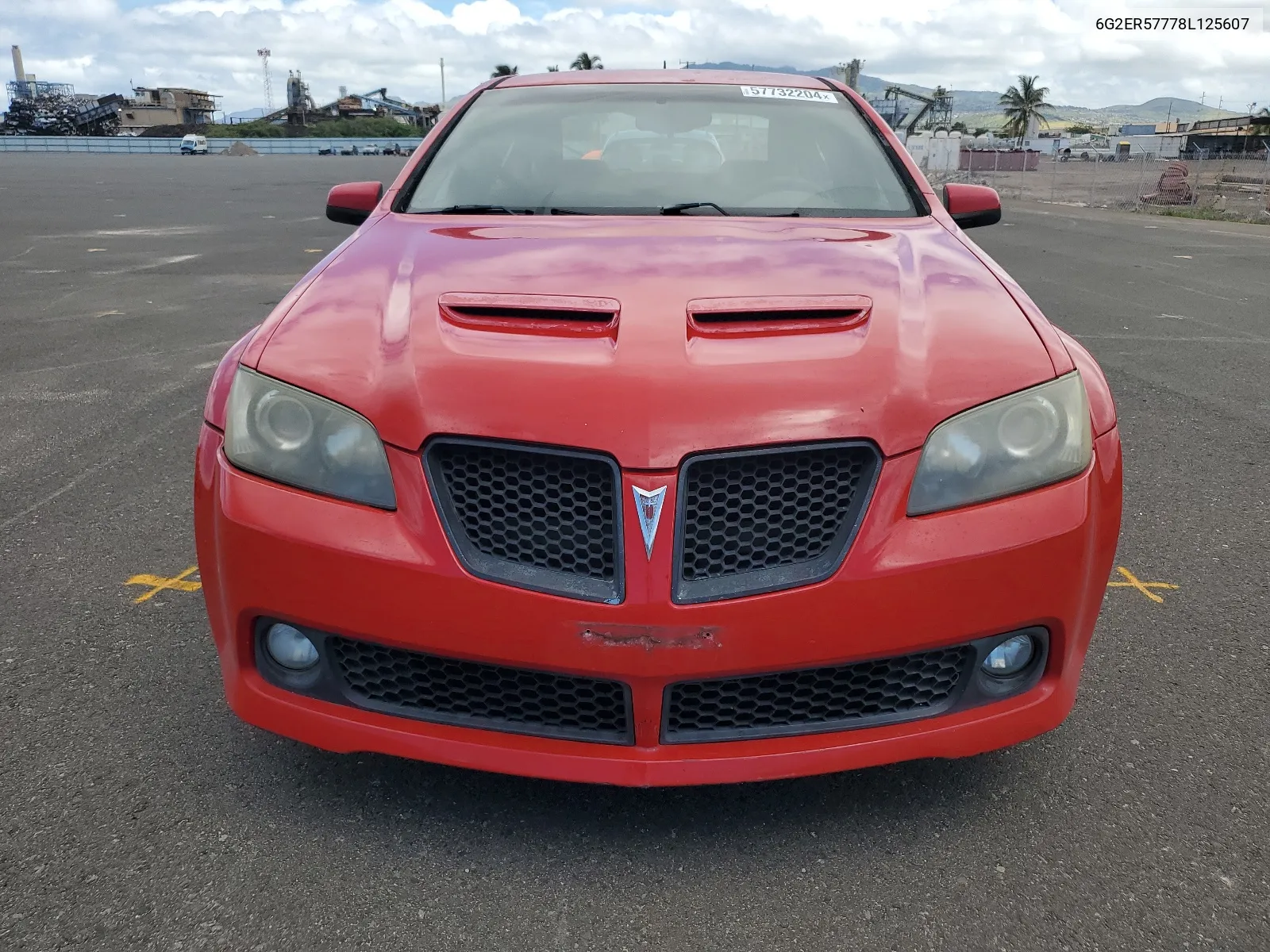 2008 Pontiac G8 VIN: 6G2ER57778L125607 Lot: 57732204