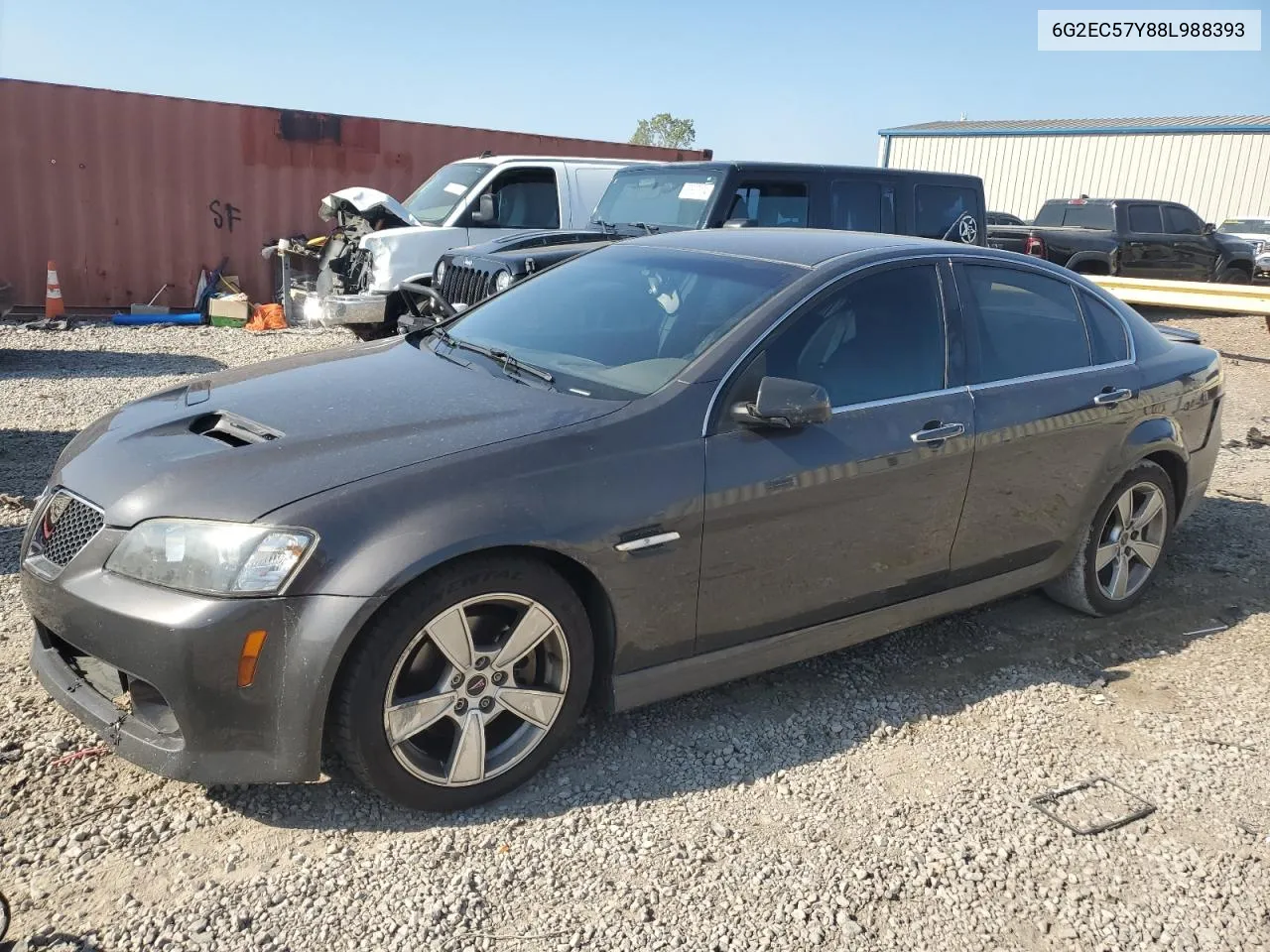 2008 Pontiac G8 Gt VIN: 6G2EC57Y88L988393 Lot: 69181584