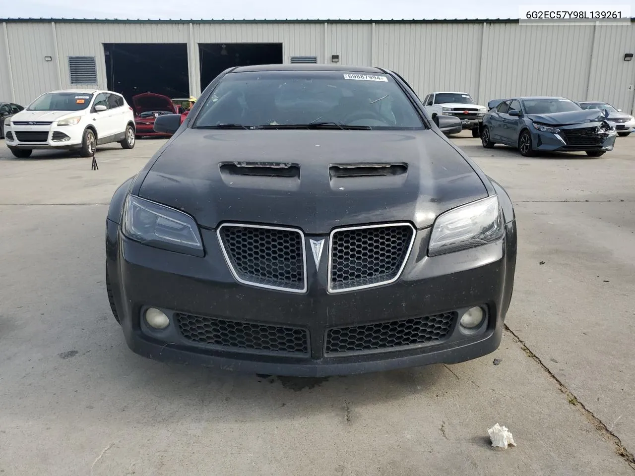 2008 Pontiac G8 Gt VIN: 6G2EC57Y98L139261 Lot: 69887994