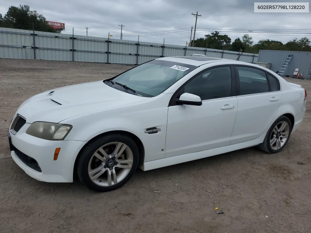 2008 Pontiac G8 VIN: 6G2ER57798L128220 Lot: 70142034